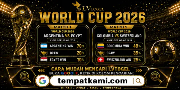 MATCH DAY LVTOGEL SPESIAL WORLD-CUP 2026